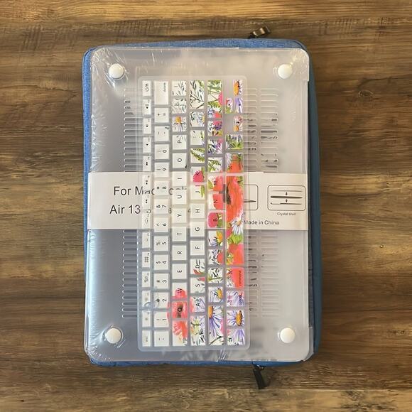 MacBook Air 13”3 2010-2017 blue soft case with hardshell - Picture 3 of 7